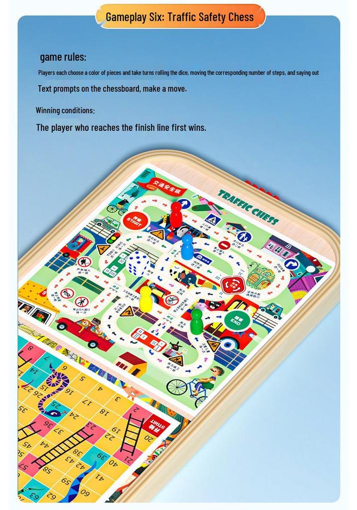 Father-Son Chess and Bowling Battle: Interactive Educational Board Game for Kids