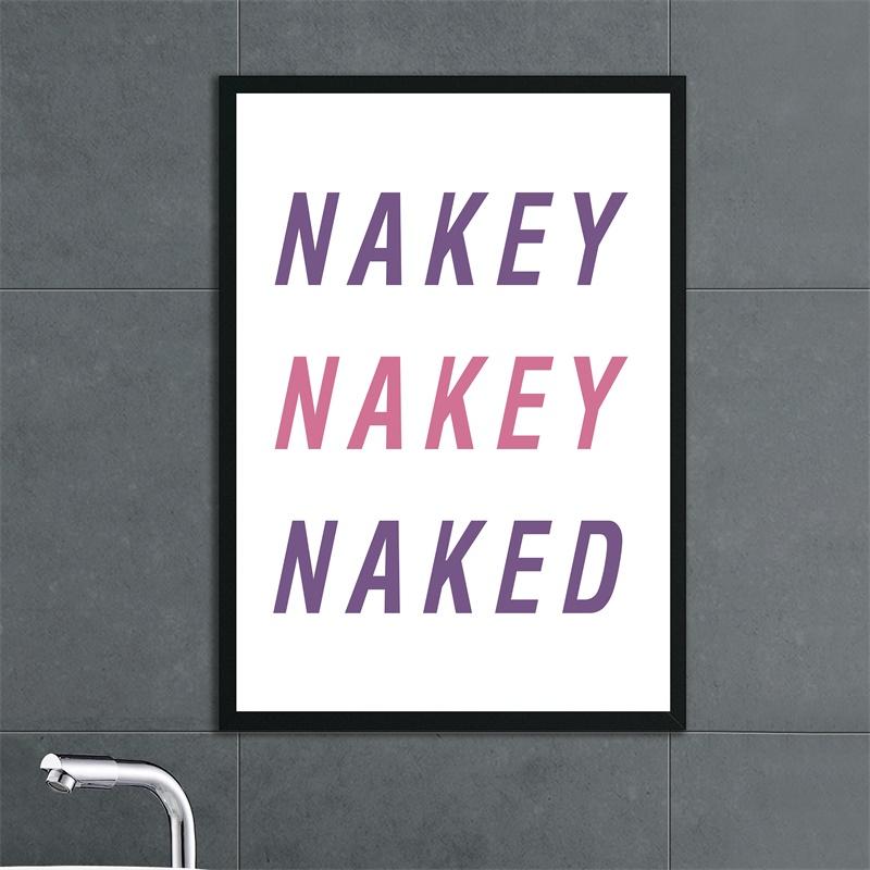 Badezimmer lustige Worte Drucke Poster Wand Bild Toilette Dekor kein Rahmen