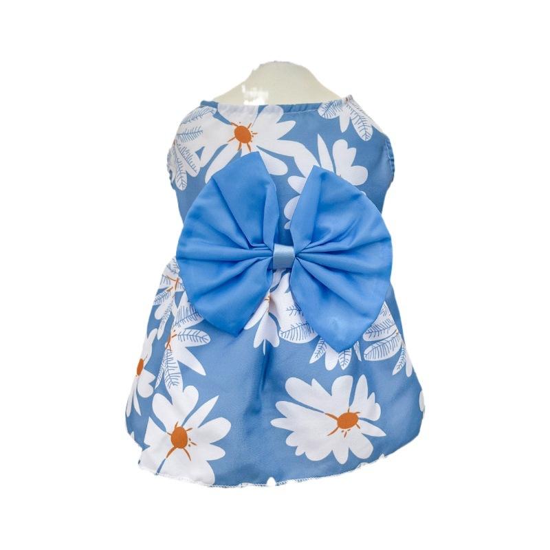 Spring/Summer Dog Skirt Cat Pet Clothing Teddy Dou Bi Bear Cat Supplies Dog Clothing Clothing