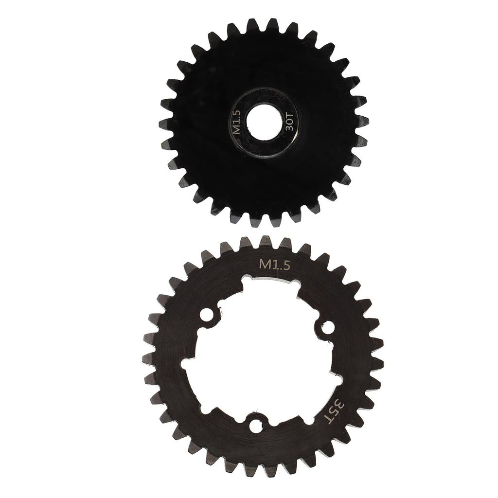RC 35T Spur Gear Steel Wear Resistant Fine Workmanship M1.5 RC Spur Gear Pinion Set for TRAXXAS 15