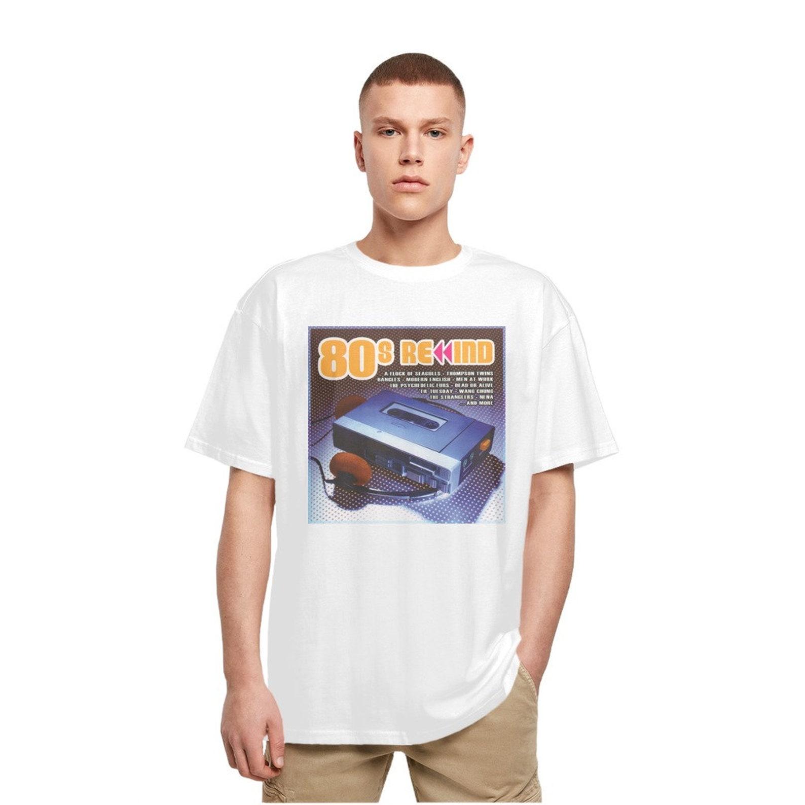 80s Rewind Oversized T-Shirt – Retro Music, Casual Comfort M