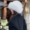 Bucket Hat Plush Basin Cap Korean Style Solid Beanie Casual Faux Fur Mink Hat  Autumn