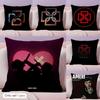 Cool M-Male Singer D-Duki Cushion Cover Natural Linen Pillow Cover Double-Sided Print Cushion Case For Sofa Home Decor Gift