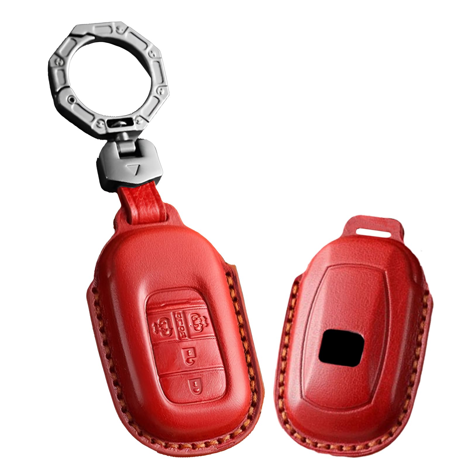 ontto Чехол для ключей Honda, Кожаный, Держатель для ключей, Чехол для ключей, Civic N-Box Custom, Совместим с M