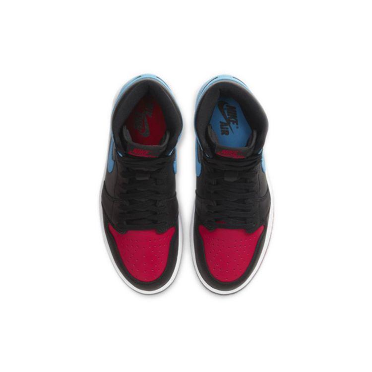 Air Jordan 1 High OG NC To Chi Women Sneakers Multi-Color Black Dark-Powder-Blue CD0461-046