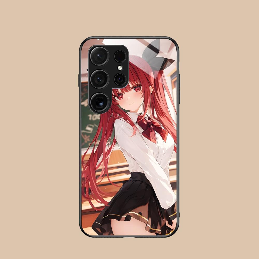 Date a Live Kotori Itsuka Glas Handyhülle für Samsung Galaxy S26 S25 S24 S23 S22 S21 S20 Note20 Plus FE Ultra Cover
