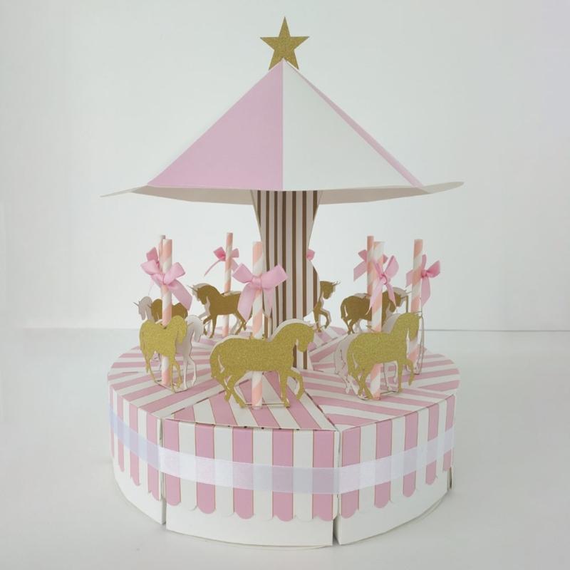 Karussells Süßigkeitenboxen für Hochzeitsgeschenke Kindergeburtstagsfeier Dekoration Geschenkbox Süßigkeitenbehälter