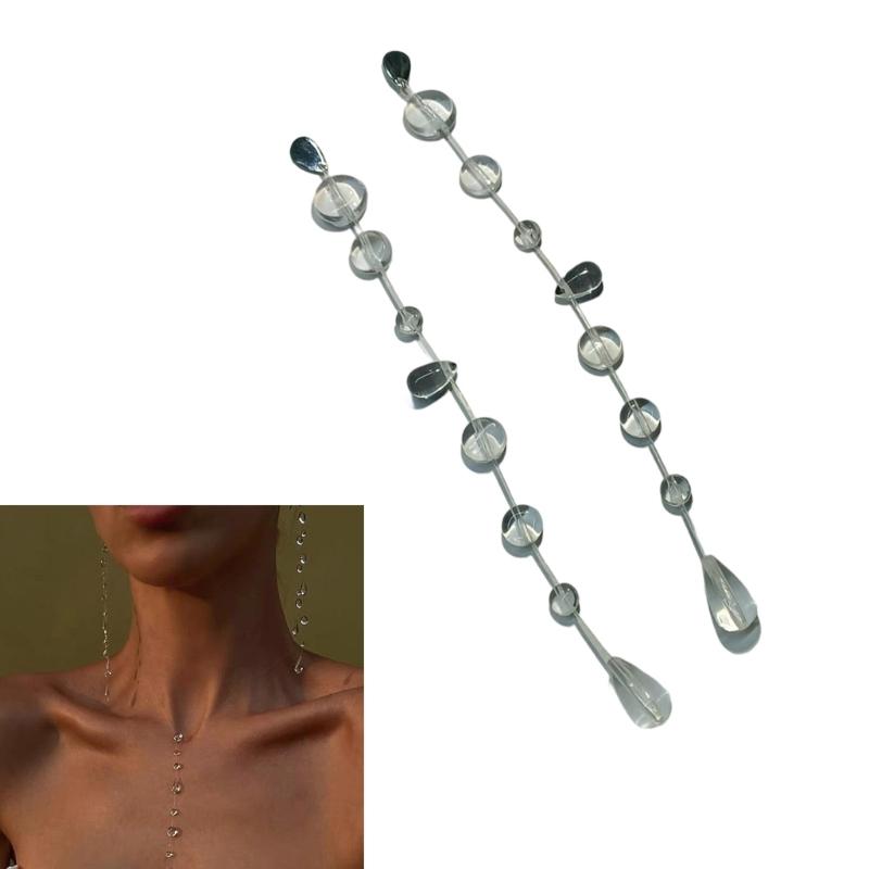 Minimalistyczne Kolczyki Kropla Wody dla Kobiet Kolczyki ze Stali Tytanowej w Kształcie Łzy dla Wrażliwej Skóry Elegancka Biżuteria
