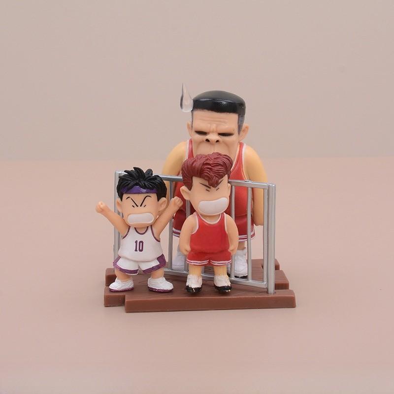 Slam Pvc Dunk Model Ornament With Sakuragi Hanamichi Rukawa Kaede Figure
