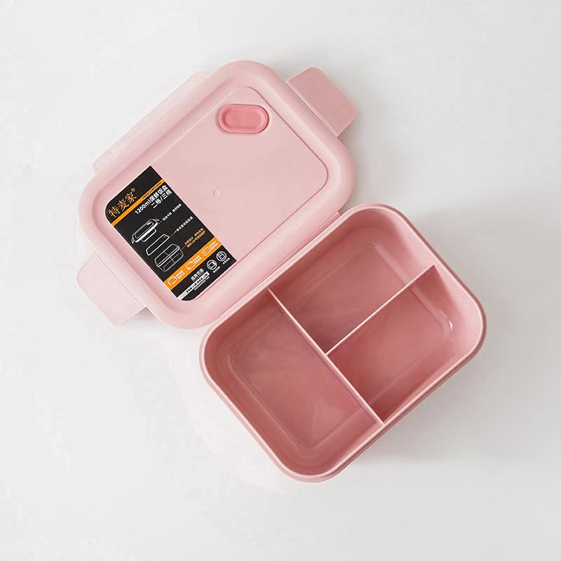 MeyJig Lunchbox, Gesundes Material PP, Obstsalat, Lunchbox, Lebensmittelbehälter, Anzug für Büro/Schule, 1200 ml