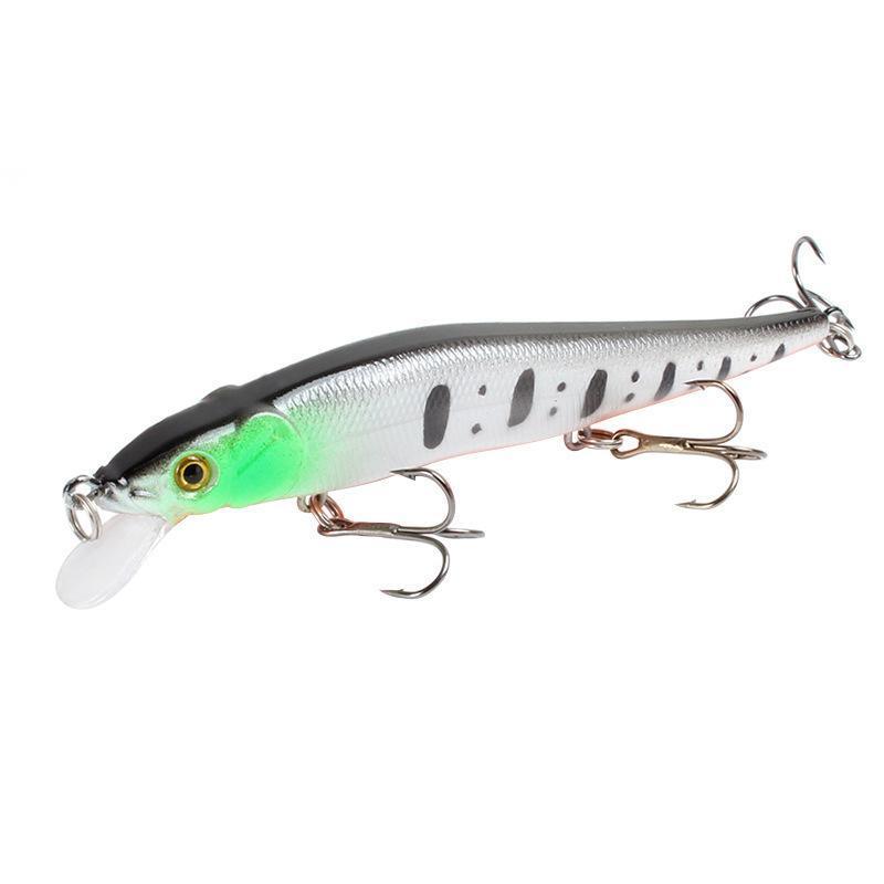 Hard Fishing Lures High Reflective 3D Eyes Sharp Treble Hooks Lifelike Swimbait for Bass Trout Freshwater Fishing