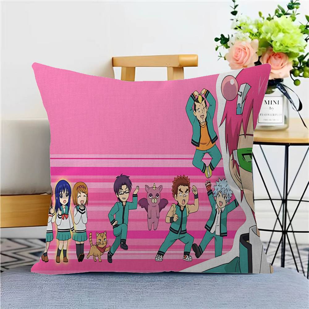 The Disastrous Life Of Saiki K Saiki Kusuo Cushion Cover Sofa Cushions Decorative Throw Pillows Home Decoration Pillowcover