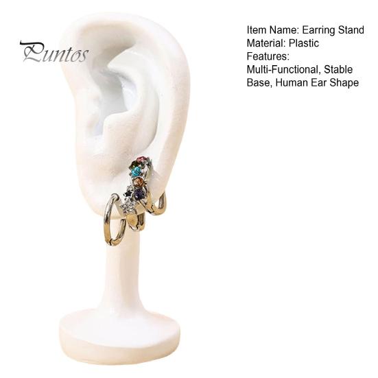 Stylish Earring Holder Human Ear Earrings Holder, 3D Printed Stand, Shape Countertop Jewelry Hanger Display Stand for Dresser Organizer