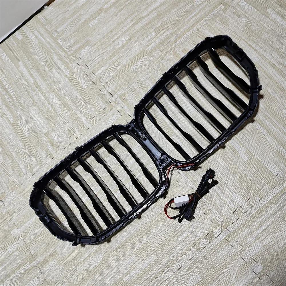Front Kidney Grill Grille Racing Grills Grille With LED Lights For BMW X5 G05 M50i M50d xDrive30d 40i 40d 45e Pre-LCI 2018-2025