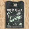 Tricou Retro Gaming Silent Hill 2 Pentru Femei, Tricou Unisex din Bumbac, Gât Rotund, Mărime S- 3XL, Cadou pentru Femei, Tricou la Modă