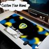 Custom Name Mouse pad Leeds United Crest Legacy Mouse Pad Desk Mat, Non-Slip Rubber Backer Pad For Computer Notebook Gaming Mouse Pad Birthday Gift