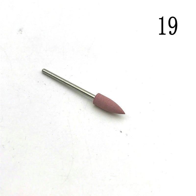 

1 шт., стоматологический резиновый силиконовый полировщик, сверло для ногтей, стоматологические силиконовые резиновые боры, аксессуары для сверл, инструменты для полировки ног 19