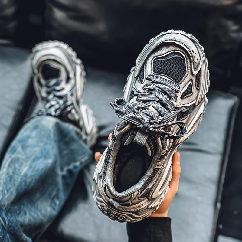 

Fashion Breathable Black Hiking Sports Shoes for Men Walking Designer Summer Sale Comfortable Jogging Without Leather Man Casual Sneaker 46