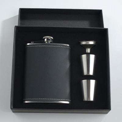 Shangqi 8oz Stainless Steel Flask Set