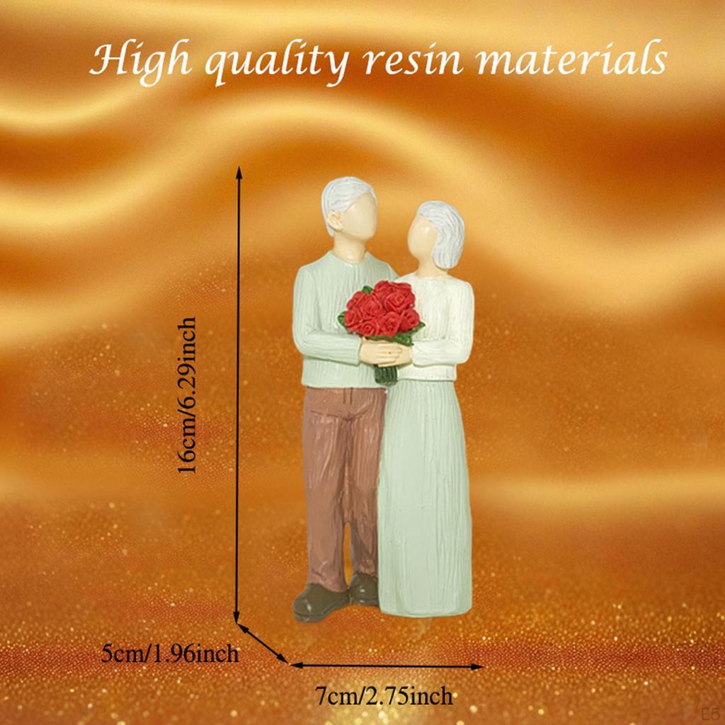 Figurita de Pareja para Boda y Regalo de San Valentín Decoración de Escritorio