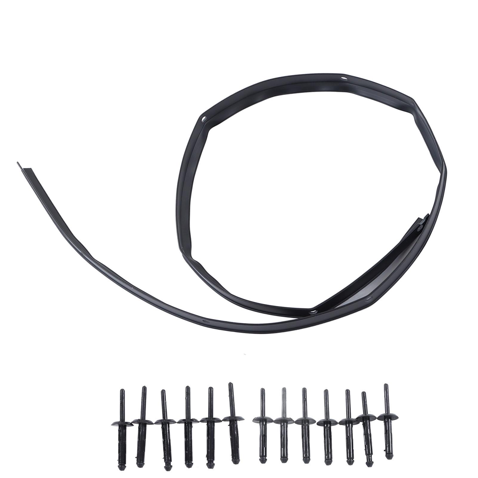 

Front Fascia Bumper Hood Seal with Rivets 68051392AB Replacement for Dodge Challenger 2008‑2022