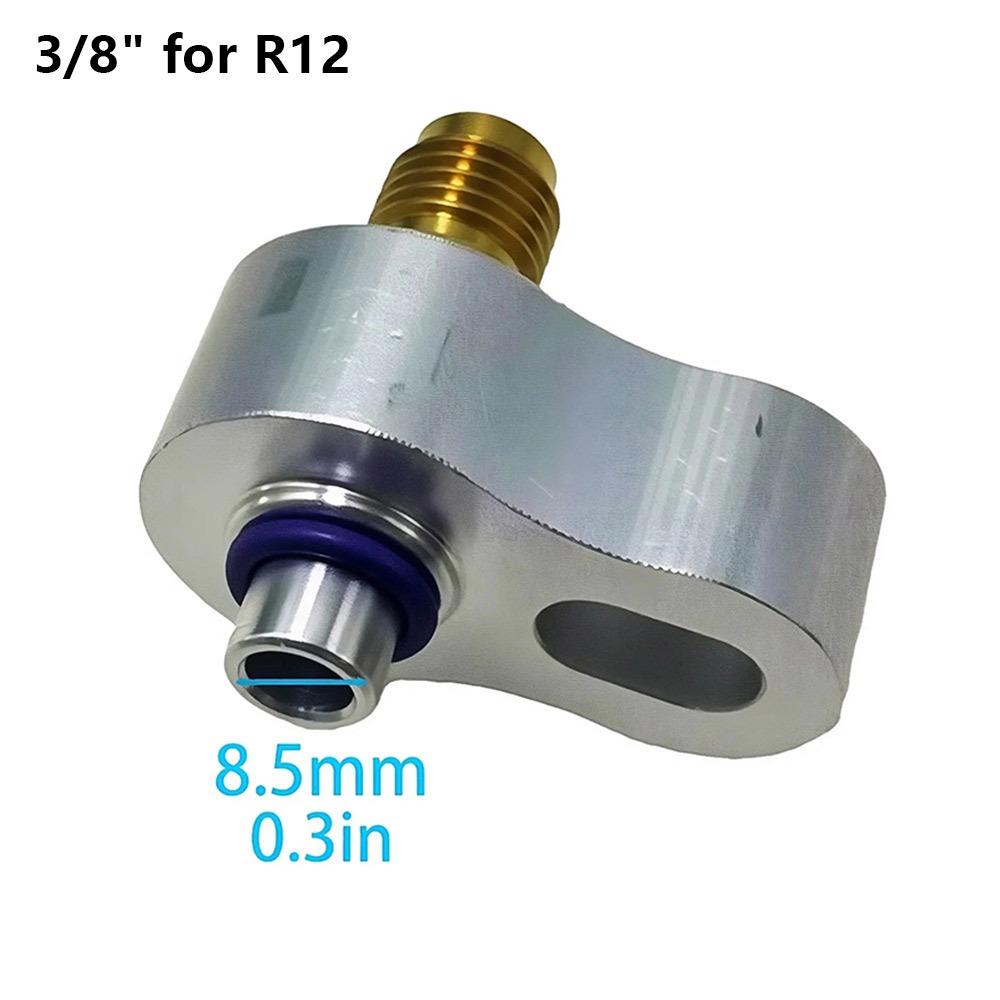 1Pcs Durable R134/R12 Leak Detection Plug Metal 3/8  1/2  5/8  3/4  Air Conditioning Leakage Plug Condenser Plug Car Accessory