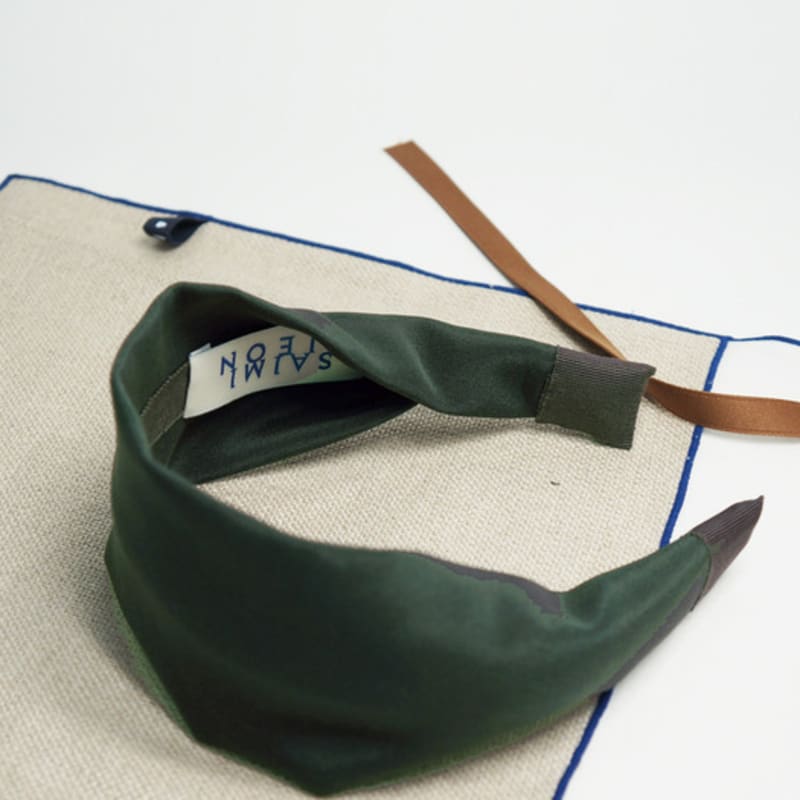 SAIMI JEON SAIMI SIGNITURE HAARBAND tintengrau