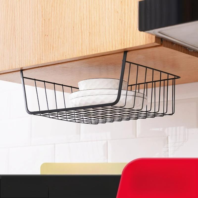 Dormitory Desk Storage, Layered Shelf, Kitchen Storage Hanging Basket