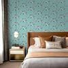 Blue Crane Wallpaper Peel and Stick Removable Self Adhesive Bird Wallpapers for Bedroom Living Room Cabinet Decor Contact Paper