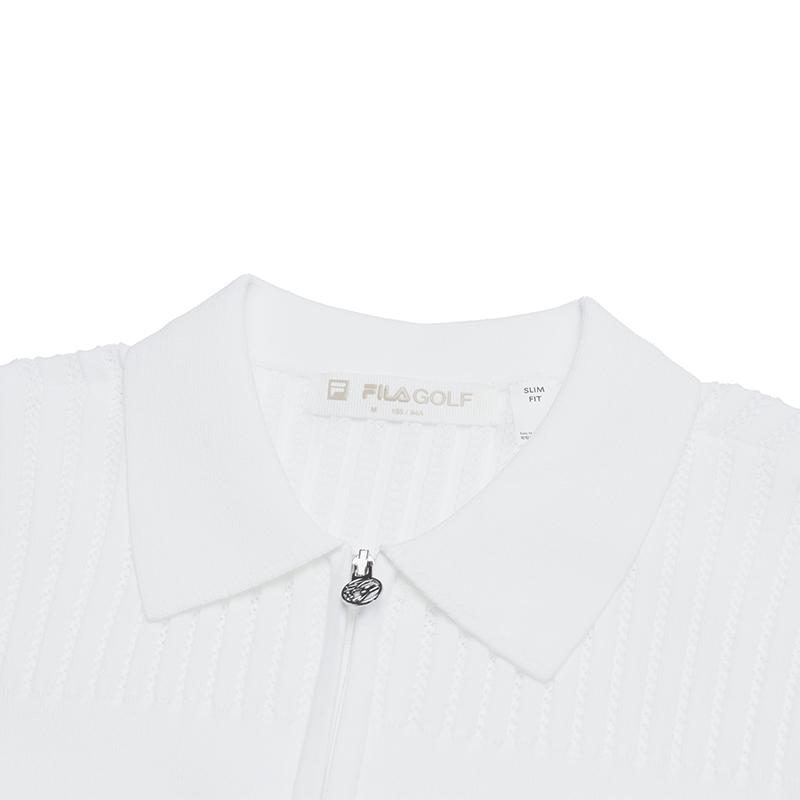 New FILA AthleticsGolf Collection Regular T Shirt Women's Jade White A11W525402F-WT