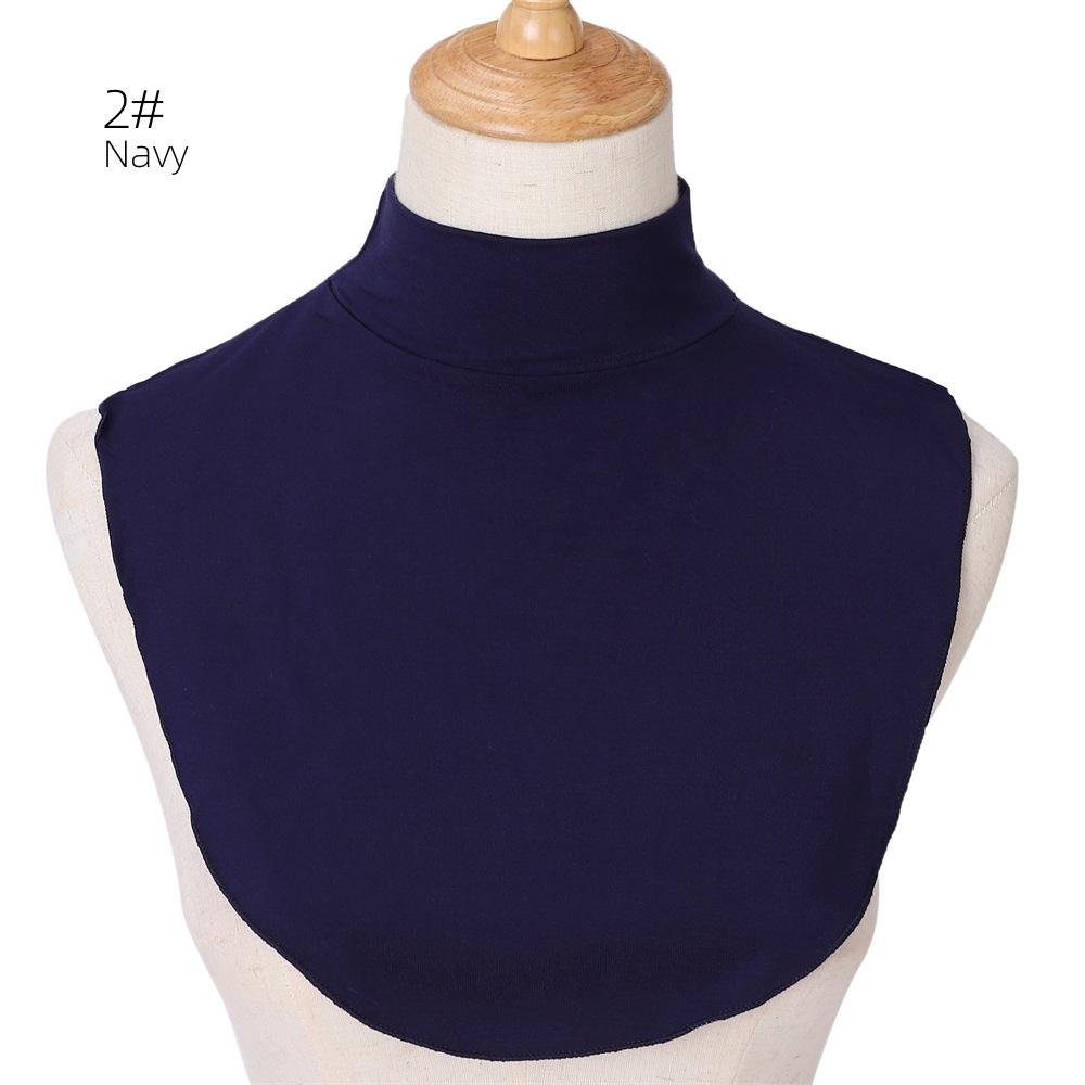 New Soft muslim women's neck cover modal jersey Full cover high neck turtle neck cover islamic clothing ladies clothes accessory