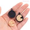 1 Set Dollhouse Miniature Fruit Pizza Plate Bakeware Kitchen Resin Set Kids Gift
