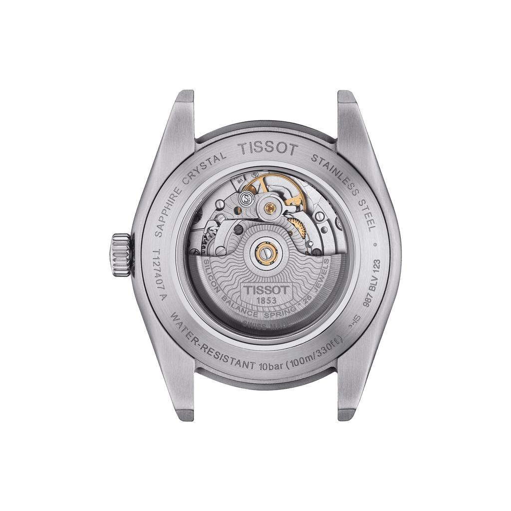 Tissot Edelstahl blaues Zifferblatt Herren Modeuhr T127.407.11.041.00
