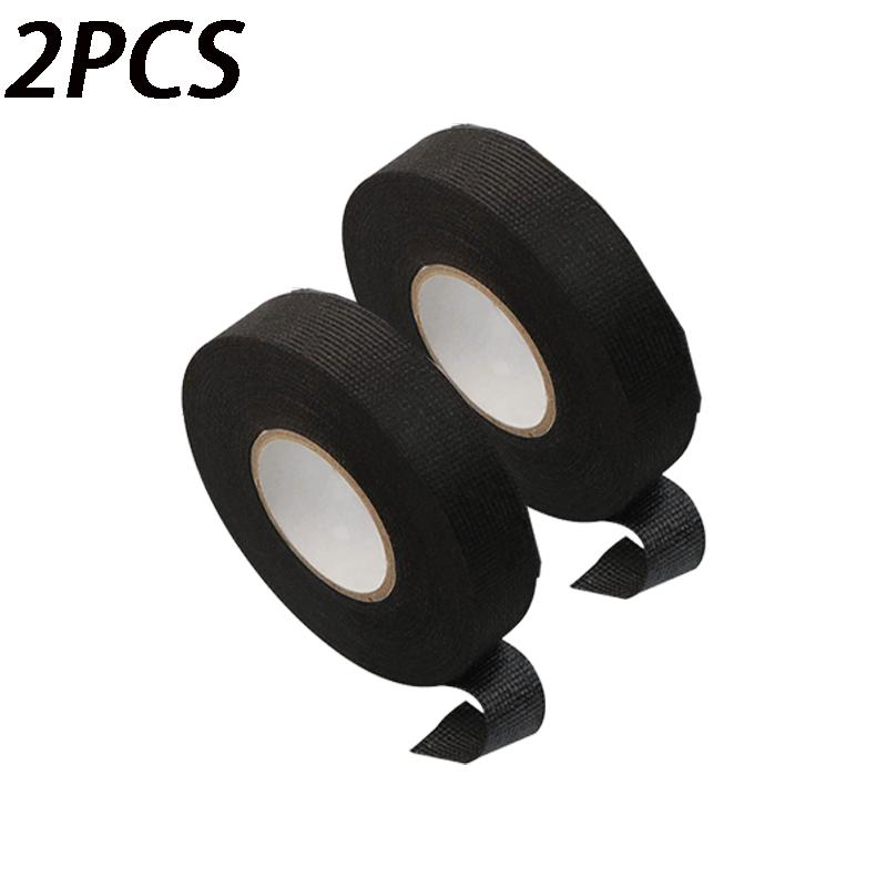 1-10PC Electrical Insulating Tape Heat Resistant Harness Tape 9/15/50MM Car Cable Harness Wiring Loom Protection Waterproof Tape