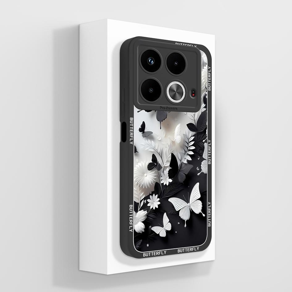 

Для Infinix Note 40 30 Pro Plus 40X Note30VIP 30i чехол для телефона Pretty Flowers корпус ультратонкий жидкий мягкий силикон супер ударопрочный чехол для Infinix Infinix Note 30i