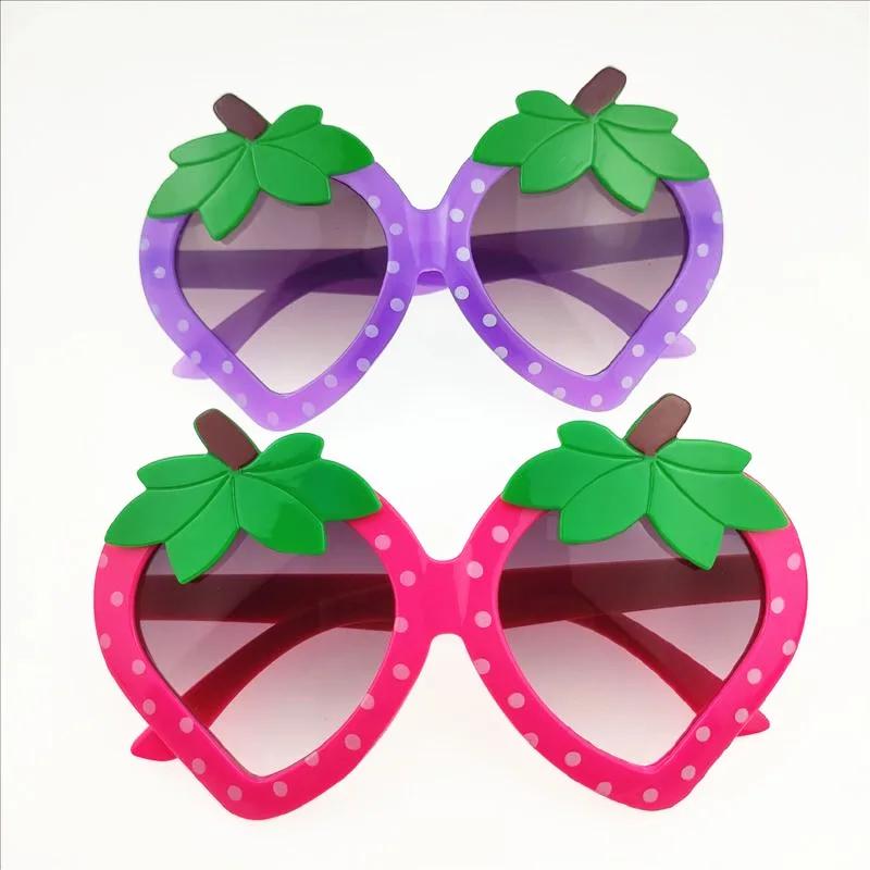 Fashion Children's Strawberry Funny Glasses Party Photo Decorations Birthday Wedding Supplies Adult Kids Sunscreen Sunglasses