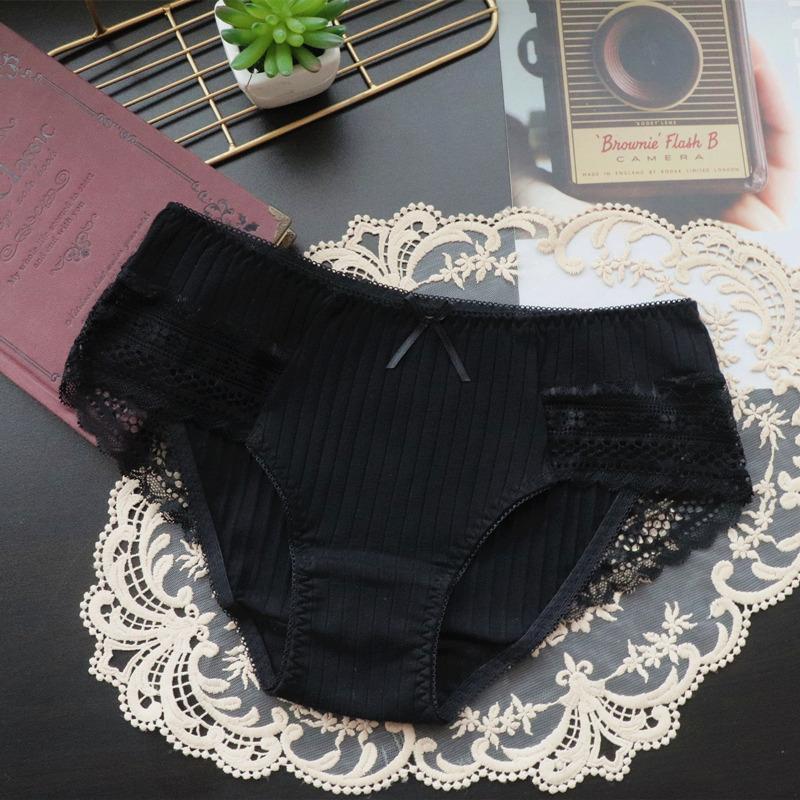 

Женские сексуальные трусики-бутончики, женское нижнее белье, удобные дышащие женские трусы со средней талией, большие размеры L