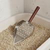 Cat Waste Remover Stainless Steel Wooden Handle Rustproof Deep Pet Scooper