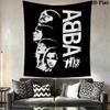 ABBA Wall Tapestry Aesthetic Wall Hanging Printed Fabric Blanket Decorative Tapestries for Bedroom Living Room Home Decor