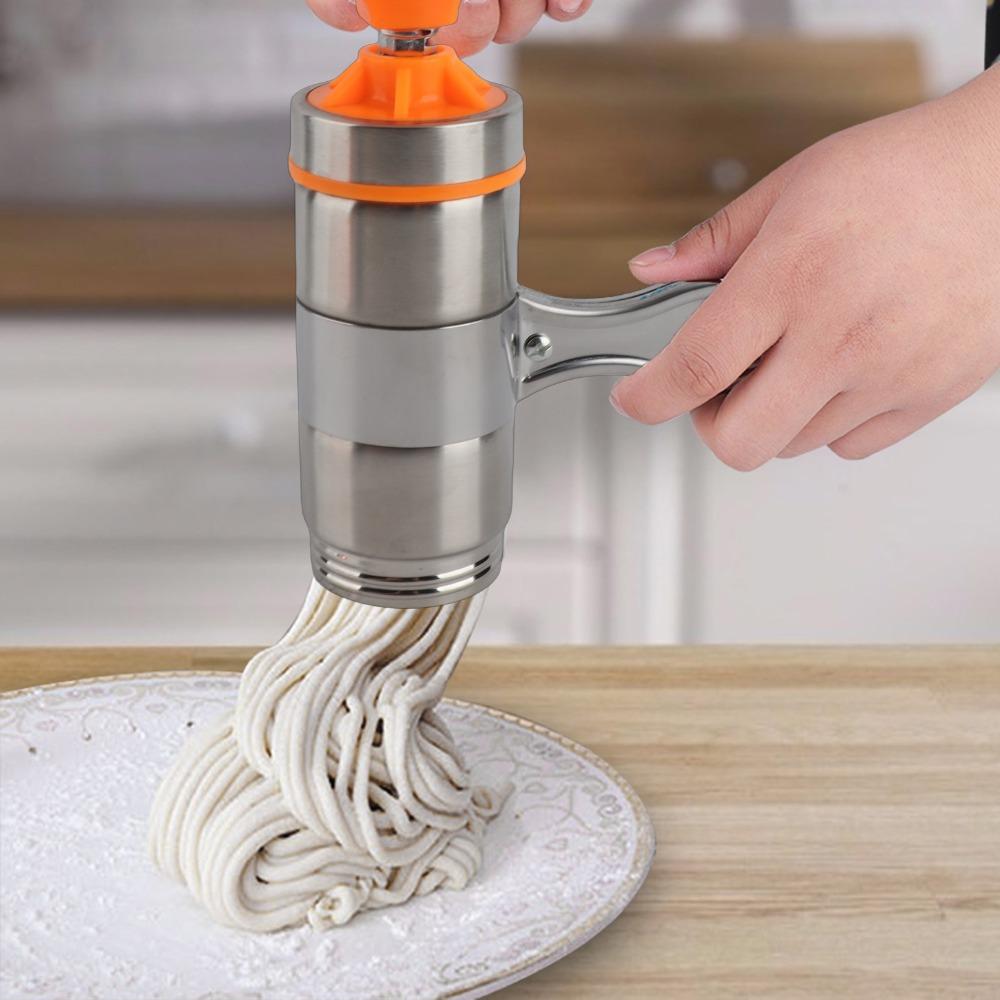 Manual Operation Noodle Press Machine Stainless Steel Noodle Machine Fettuccine Making