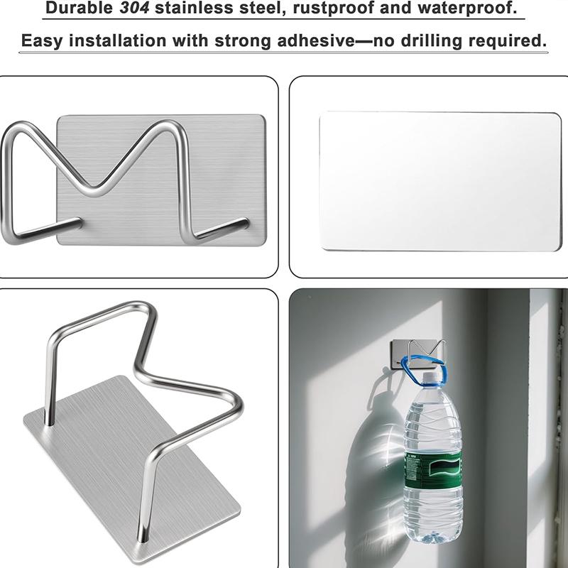 304 Stainless Steel Rustproof Brushed Finish Storage Rack 1Pcs Stainless Steel Sponge Holder Kitchen Sink Caddy Organizer