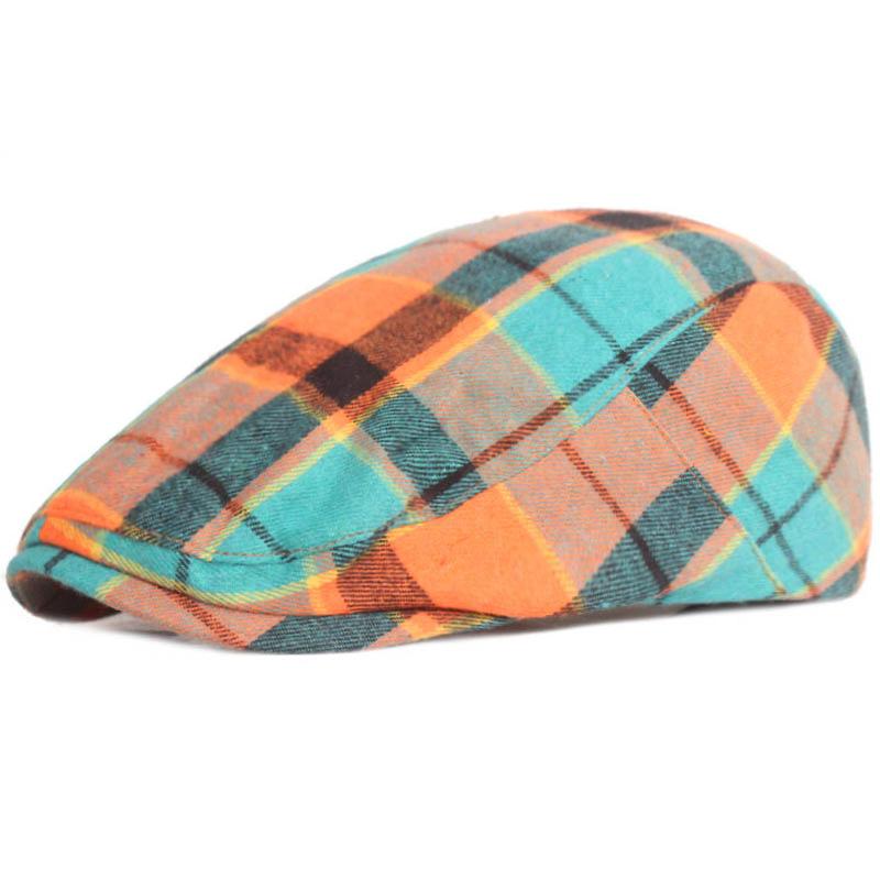 Cowboystoff Andetungehatt Herre Retro Fremoverlue Englandstil Beret Herre- og damehatt