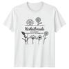 Autumn Joy In the Flower Bed Unisex T-Shirt Autumn Gardening Gift For Her