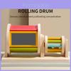 Wooden Childrens Montessori Educational Drum With Color Recognition Sensory Toy For Early Learning