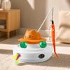 Interactive Automatic Cat Toy | Cordless Wheeled Base, with Feather teaser, for Solo