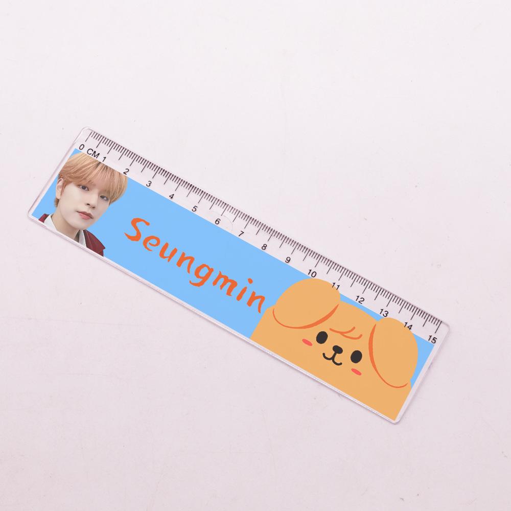 Kpop Star Stray Kids Skzoo Style Peripheral Fang Can Han Zhicheng Li Minhao Simple Ruler Cz03