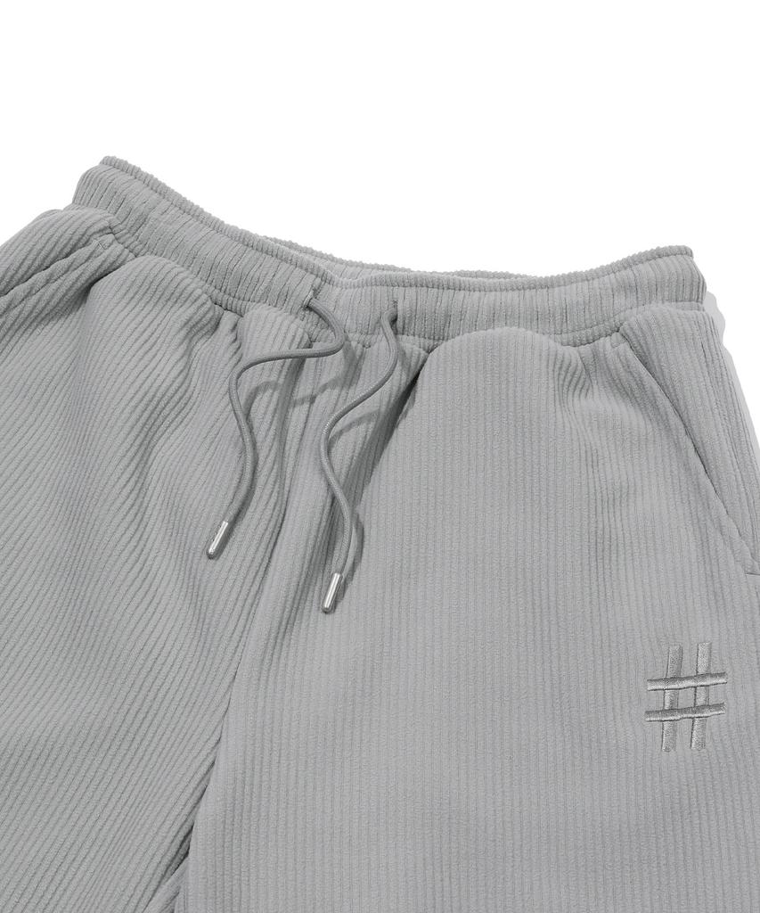 BEENTRILL Women'S Corduroy Fleece Sweatpants (Warm Grey)