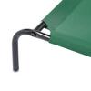 Large Elevated Cooling Mesh Fabric Pet Dog Cot Bed - 51 X 31 X 8 Inches, Green