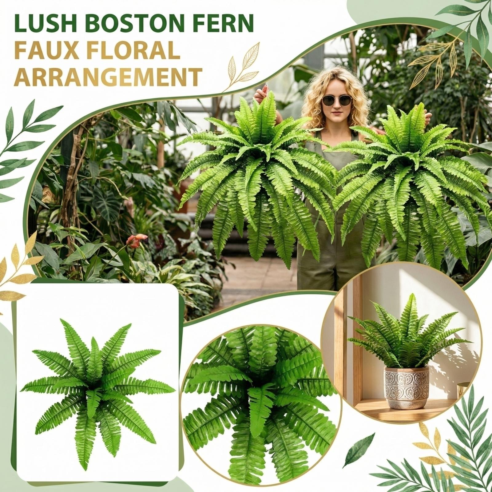 Artificial Plants Simulate Greater Flower Arrangements One Size зелёный