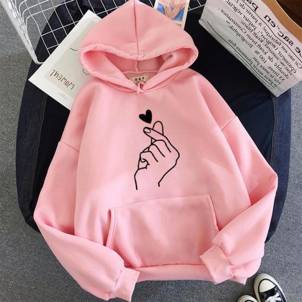 European and American fleece hoodie sweater men's and women's clothing autumn and winter couple tops loose